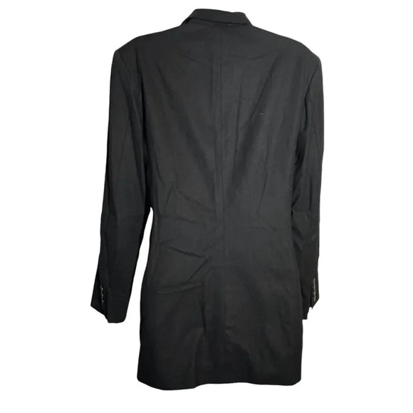 Vintage Navy Blue Wool Cashmere Womens Blazer Jacket - Picture 2 of 3